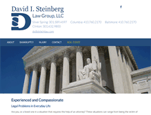 Tablet Screenshot of dsteinlaw.com